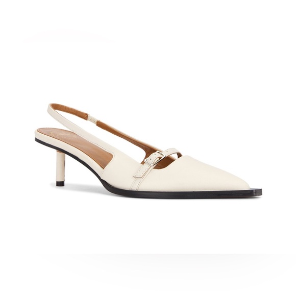 ATP Atelier Mira Linen Nappa Heels in Linen - Picture 2 of 12